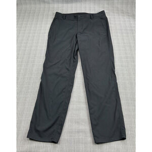 Kit & Ace Pants Men 34x30 Grey 5 pocket Flat Front Chino Trouser Business Casual
